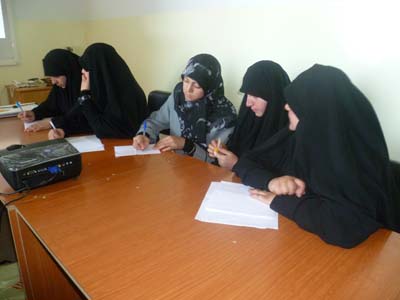 قائدات في ورشة آباء وأبناء