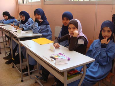 زهرات في الحصة التدريبيّة