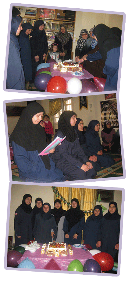 دليلات يحتفلن بعيد الأم