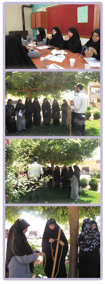 القائدات في ورشة قائدات الدليلات