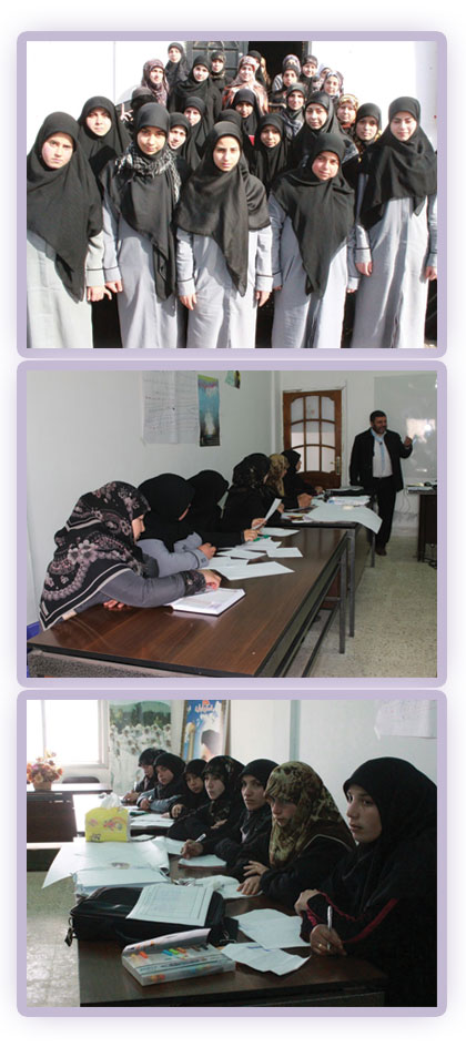 قائدات في ورش تعريفية 