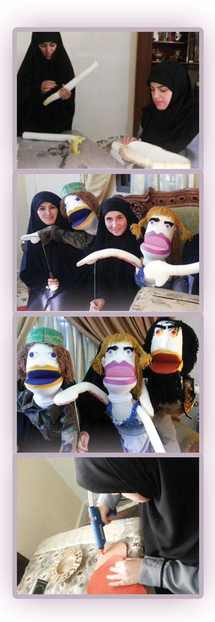 ورشة صناعة دمى